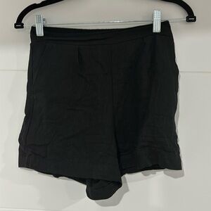 BLUENOTES black linen shorts with pockets